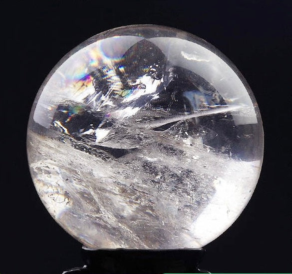 Polished Natural Clear Quartz Spheres