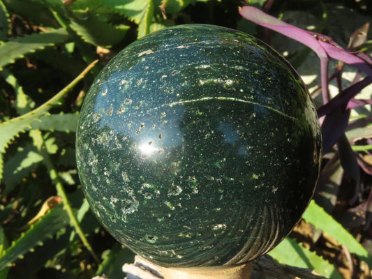 Polished natural Ocean Jasper Spheres L