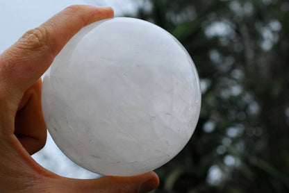 Polished natural Moon Opal Spheres L